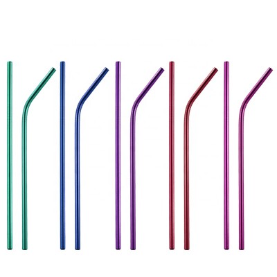 Green New Amazon Selling Stainless Steel Straw Colorful Straw